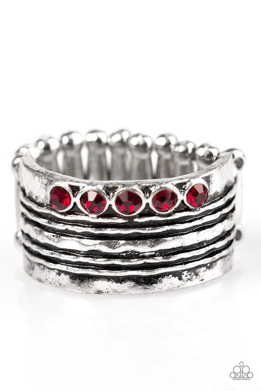 Paparazzi Ring ~ Drink It In - Red
