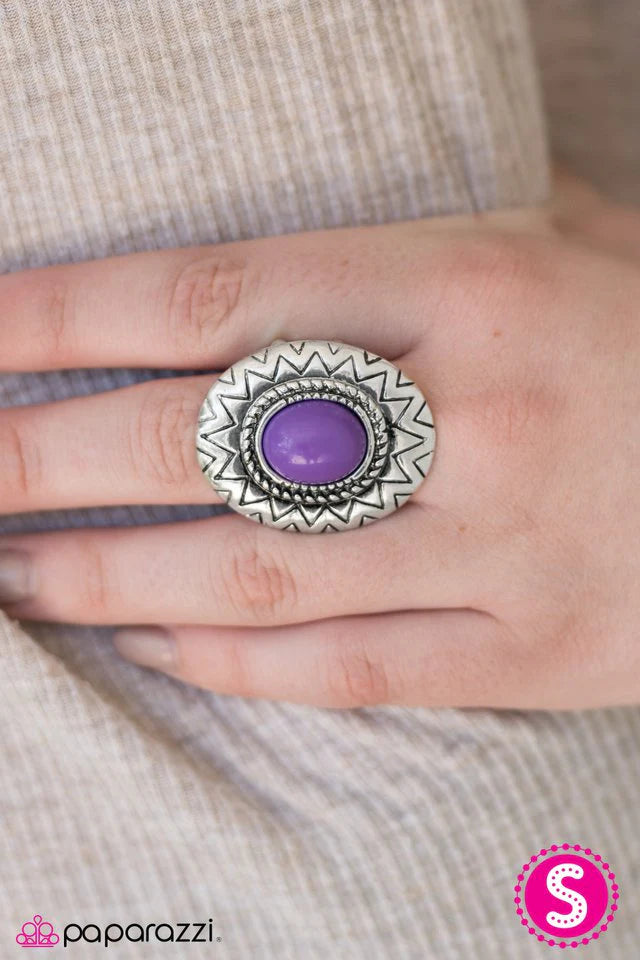 Paparazzi Ring ~ Make Your Own Sunshine - Purple