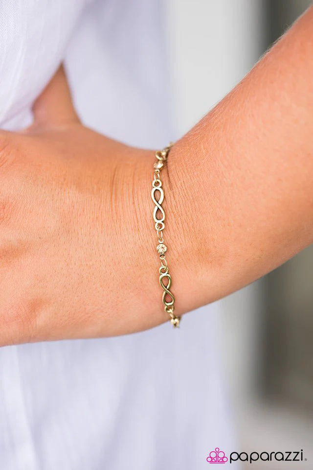 Paparazzi Bracelet ~ Endless Excellence - Brass