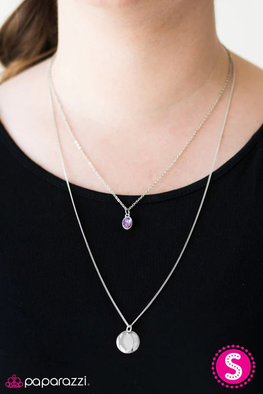 Paparazzi Necklace ~ Precious Gem - Purple