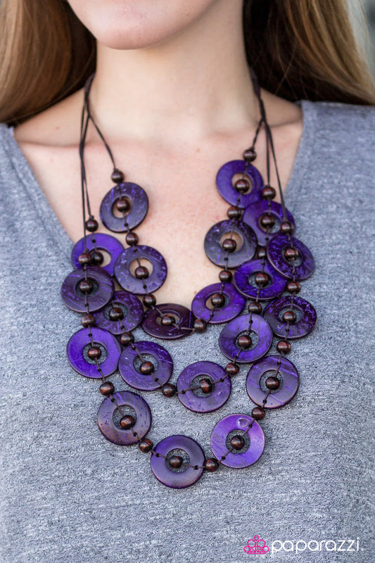 Paparazzi Necklace ~ Bahama Bliss - Purple