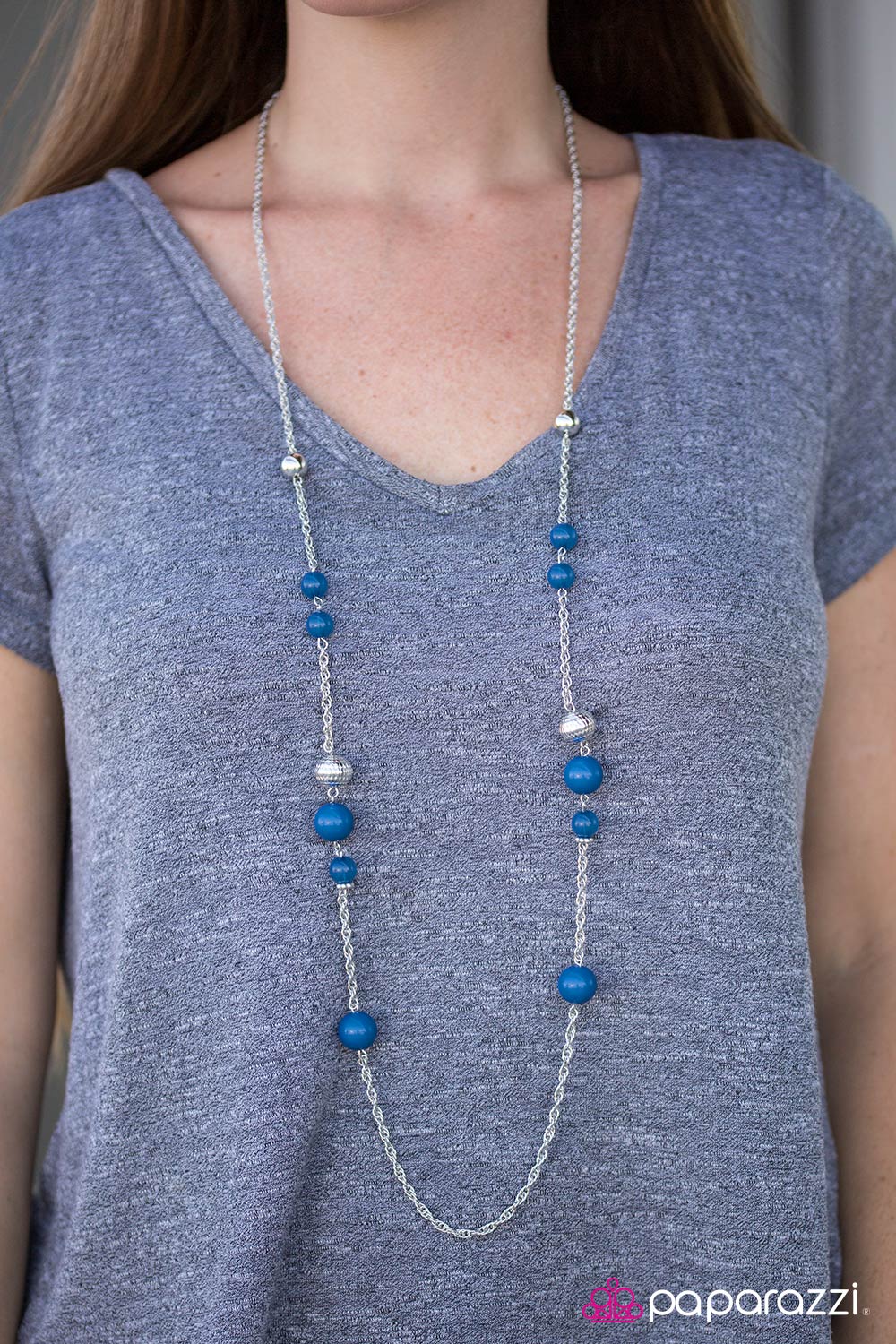 Paparazzi Necklace ~ Sweet GLEAMS - Blue