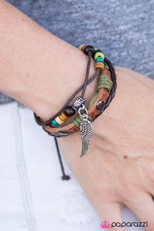 Paparazzi Bracelet ~ Learn To Fly - Multi