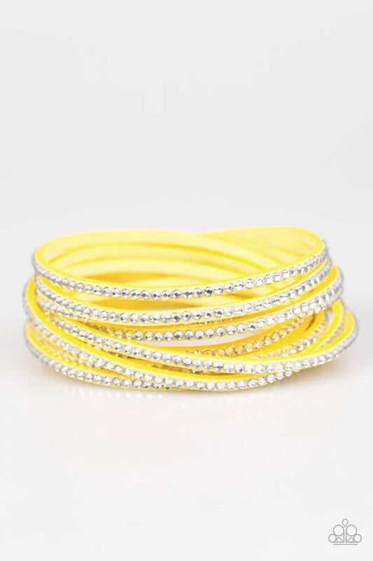 Paparazzi Bracelet ~ Do The Hustle - Yellow