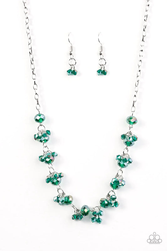 Paparazzi Necklace ~ Leading STARLIGHT - Green