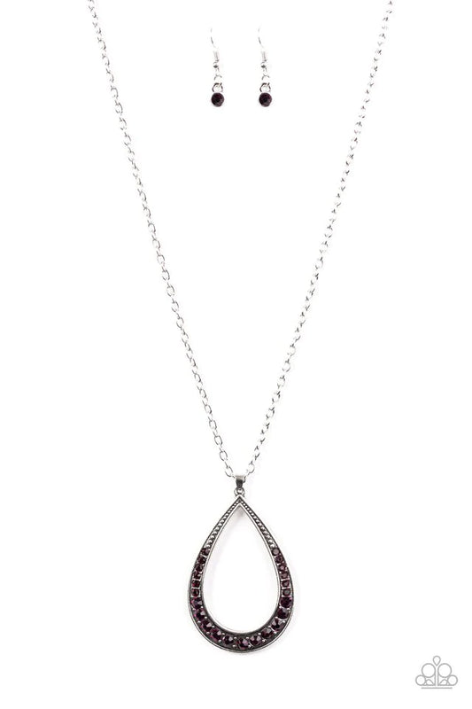 Collar Paparazzi ~ ¡Qué tormenta! - Púrpura