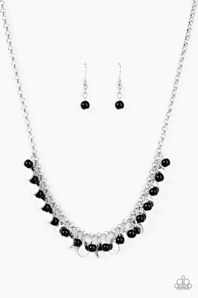 Paparazzi Necklace ~ Prehistoric Prima Donna Black Paparazzi Jewelry Online Store 3952