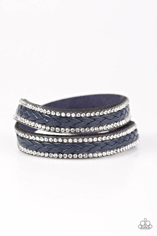 Paparazzi Bracelet ~ SLAY The Field - Blue