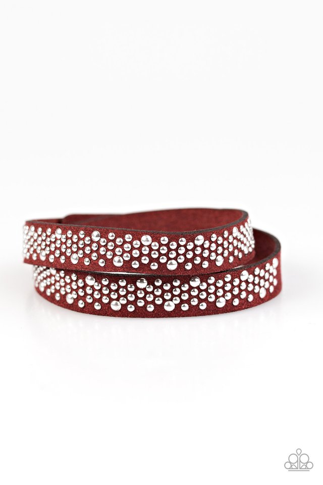 Paparazzi Bracelet ~ Always Be SHINE - Red