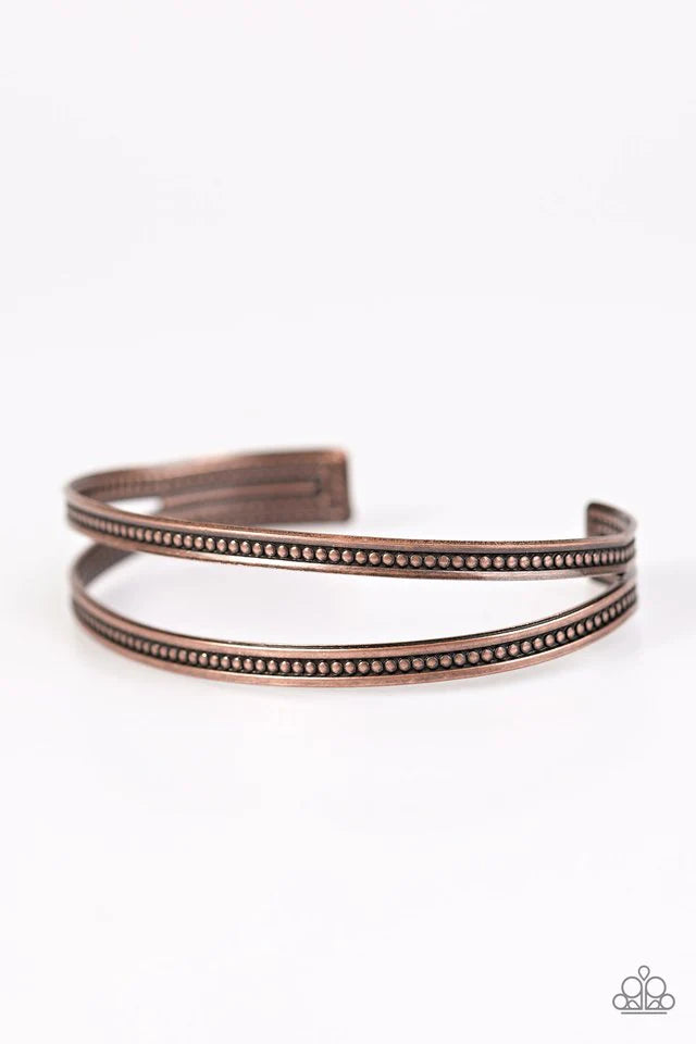 Paparazzi Bracelet ~ Make It Worth WILD - Copper