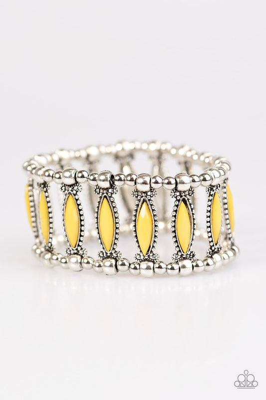 Paparazzi Bracelet ~ A Self-Made GLAM - Yellow