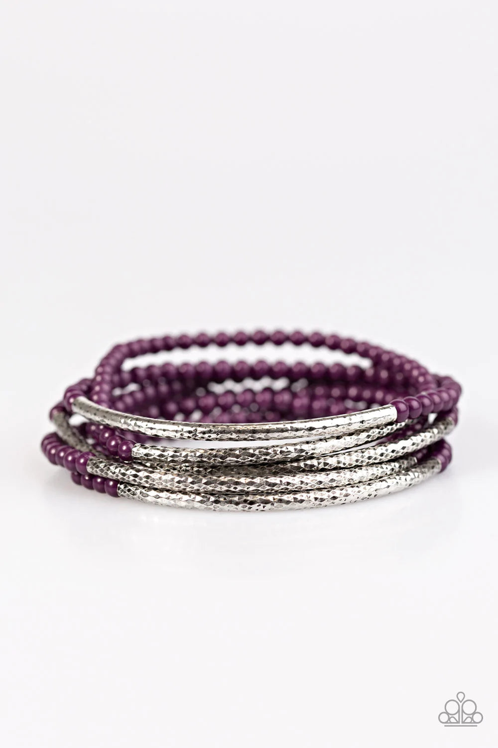 Paparazzi Bracelet ~ Yours, SHINE and Ours - Purple