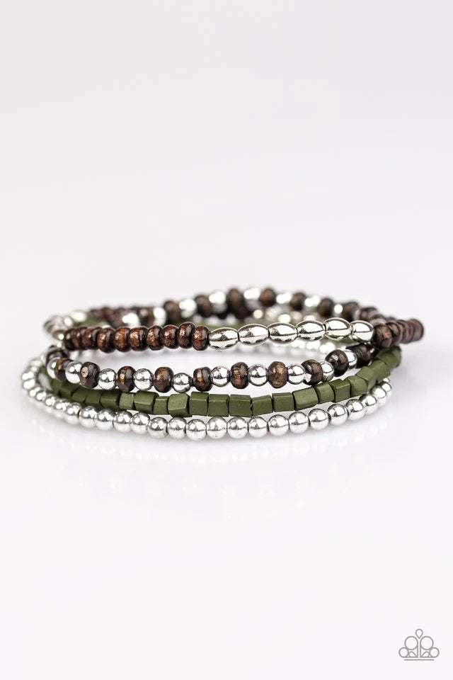 Paparazzi Bracelet ~ Land Cruiser - Green