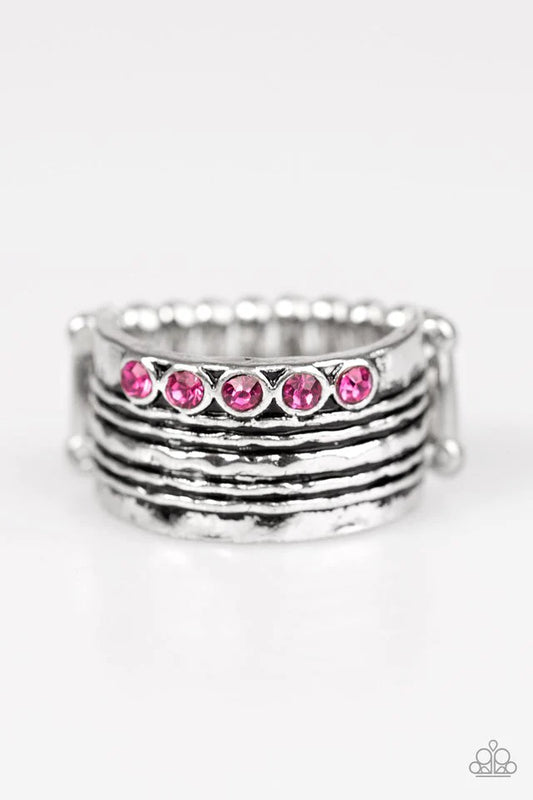 Paparazzi Ring ~ Drink It In - Pink