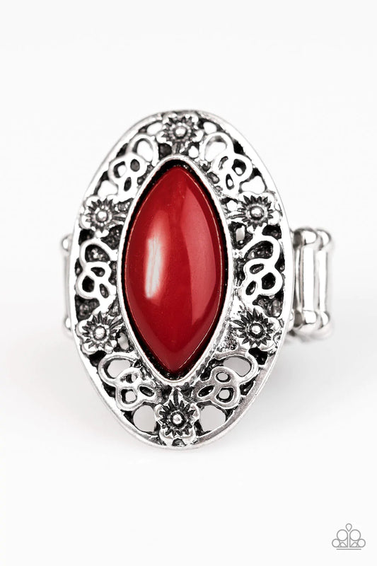 Paparazzi Ring ~ Once Upon A SPRINGTIME - Red