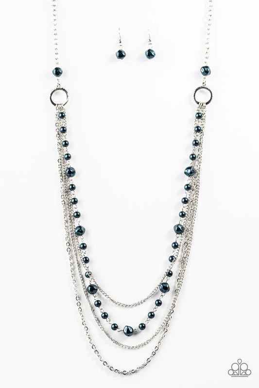 Paparazzi Necklace ~ Radiant Rhythm - Blue