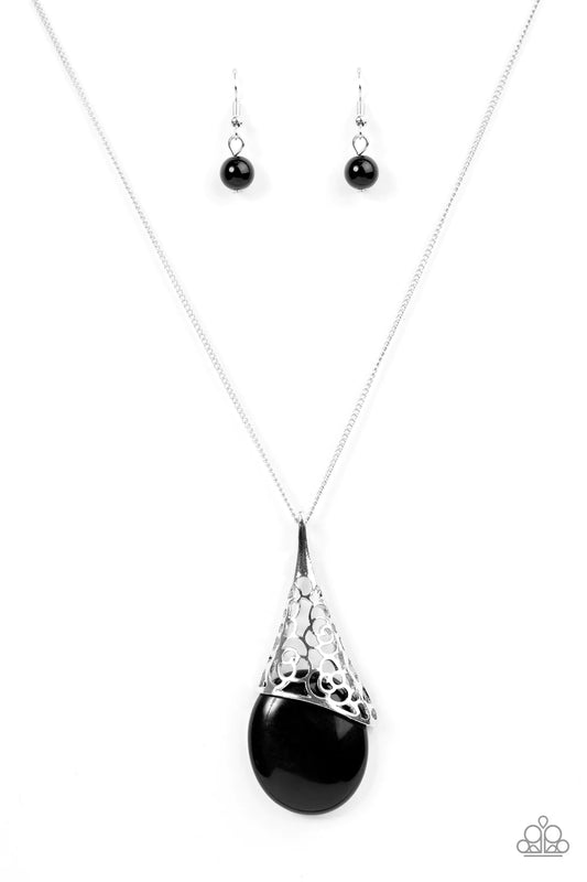 Paparazzi Necklace ~ Lets Take A MOONWALK - Black