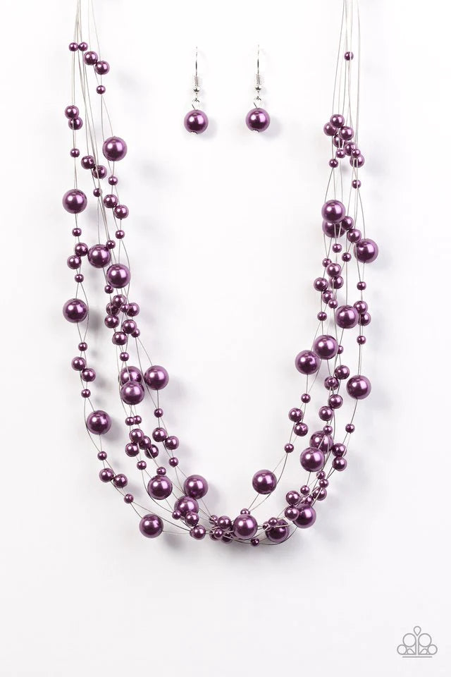 Paparazzi Necklace ~ Absolutely Fab-YOU-lous! - Purple