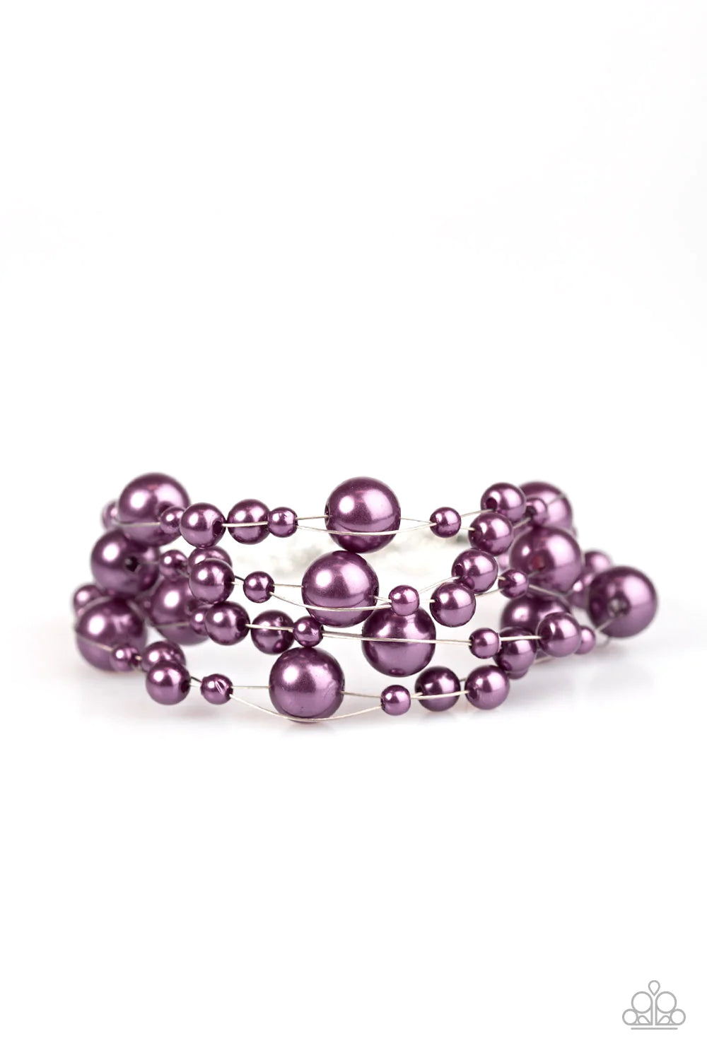 Paparazzi Bracelet ~ Fabulous Fashion - Purple