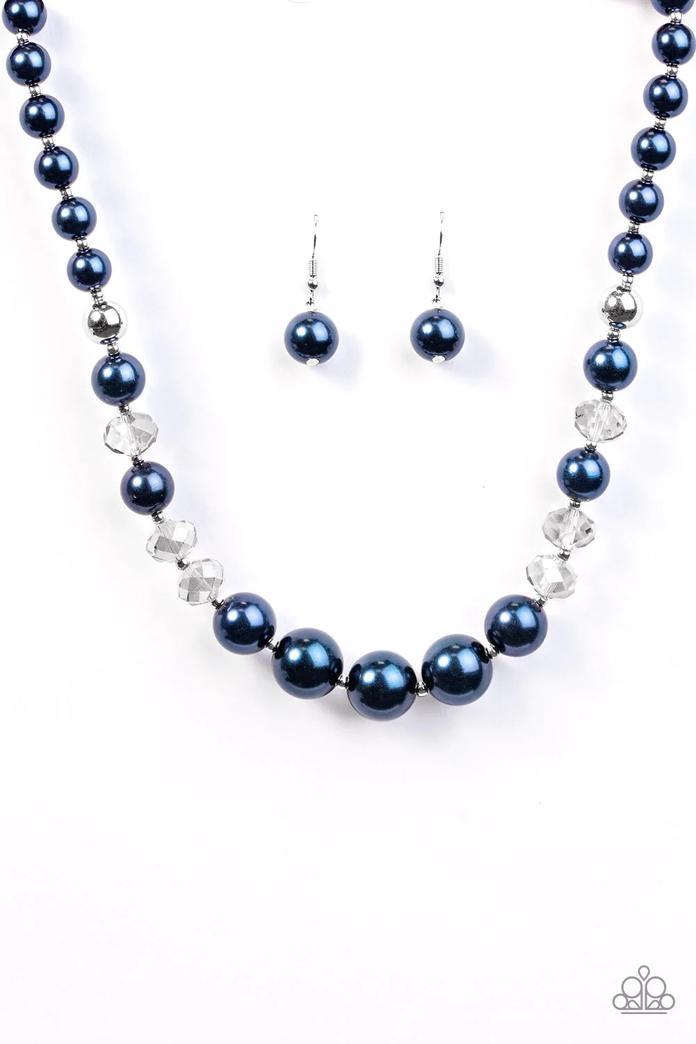 Paparazzi Necklace ~ GLAM Straight! - Blue