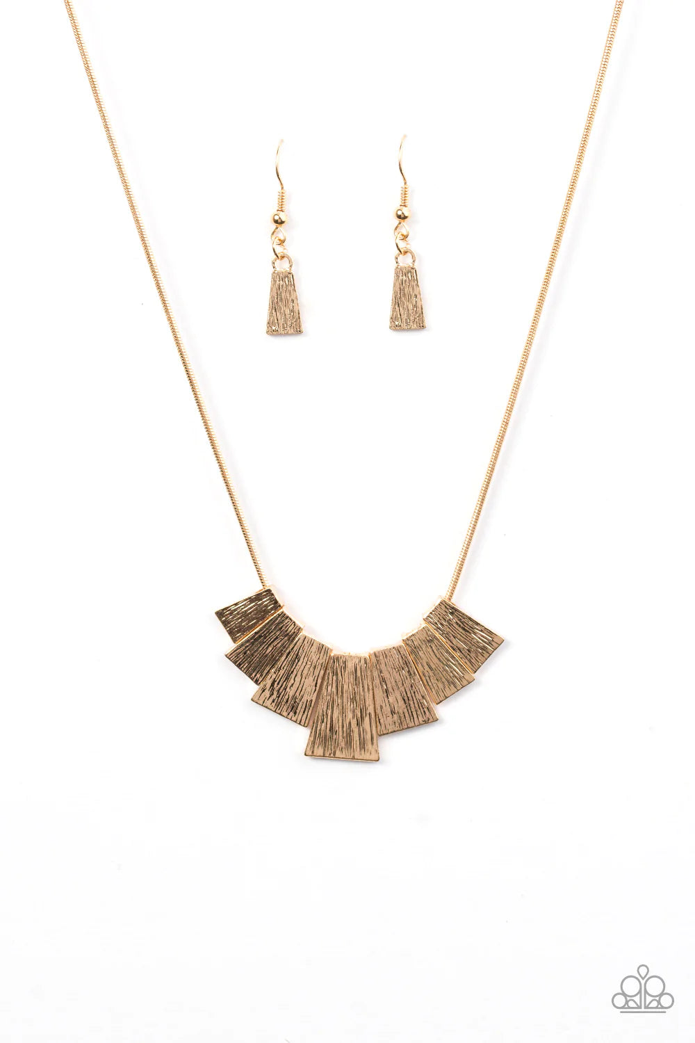 Paparazzi Necklace ~ I Think I CLAN - Gold