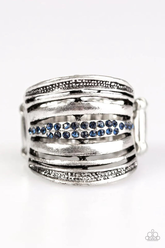 Anillo Paparazzi ~ Paramount Shimmer - Azul