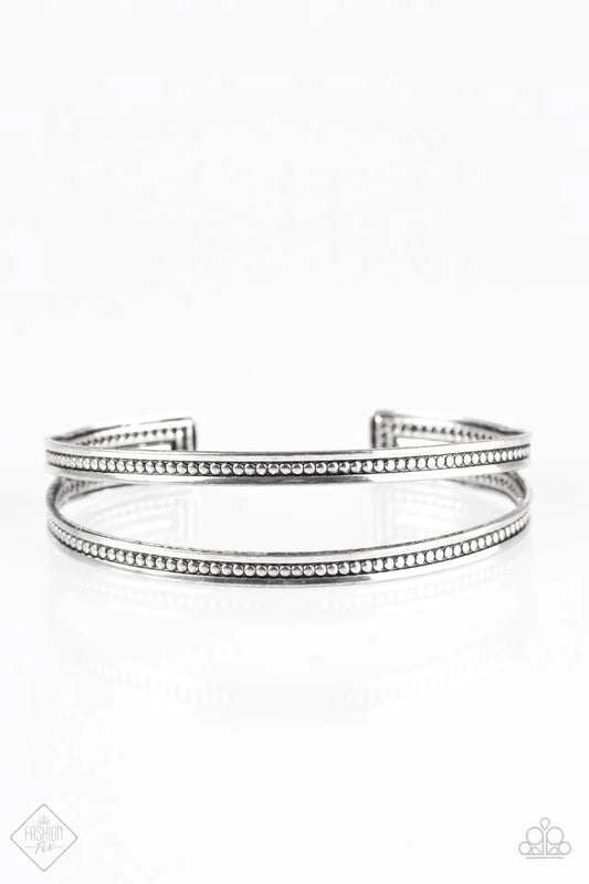 Paparazzi Bracelet ~ Make It Worth WILD - Silver