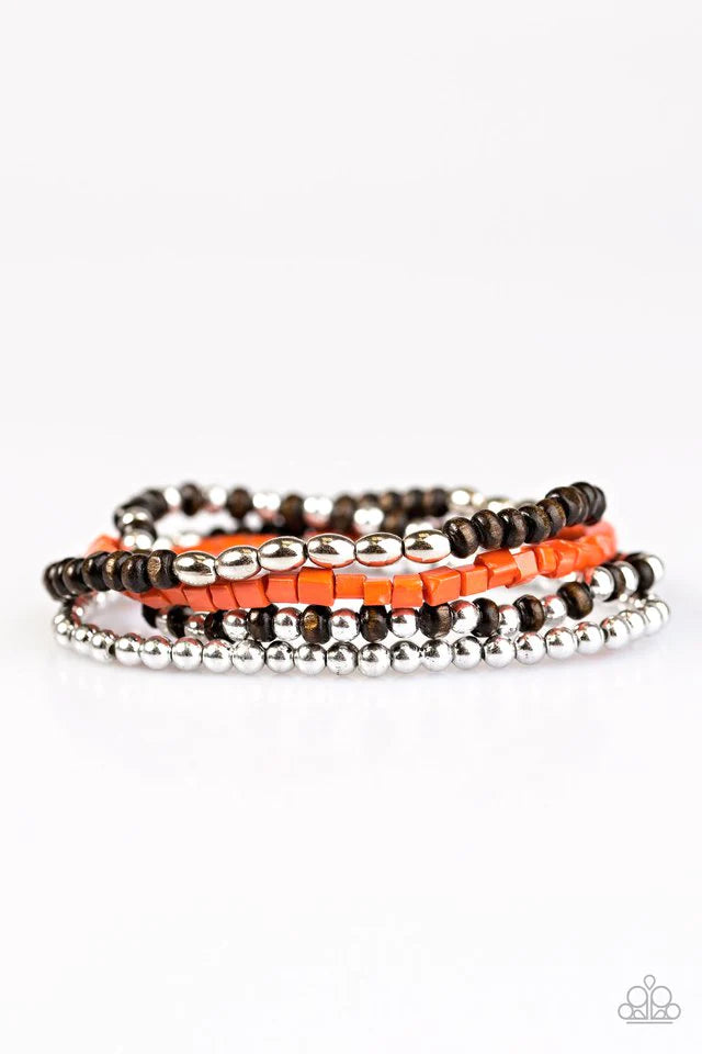 Paparazzi Bracelet ~ Land Cruiser - Orange