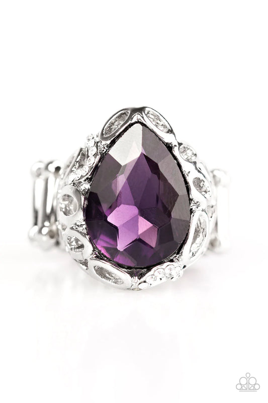 Paparazzi Ring ~ Live Like A Queen - Purple