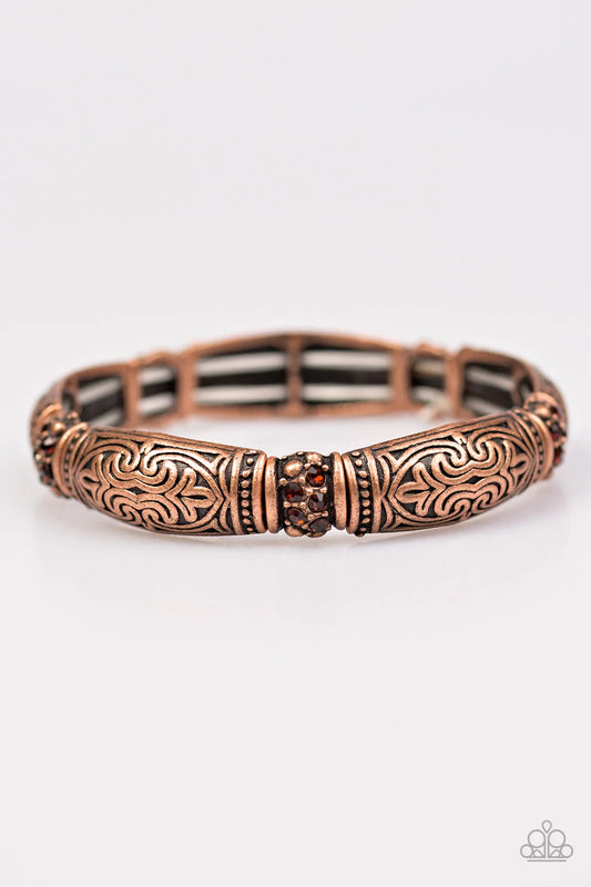 Pulsera Paparazzi ~ Romance en Roma - Cobre