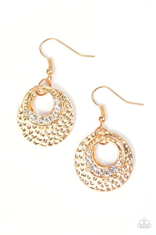 Paparazzi Earring ~ So GLAM You Made It! - Gold