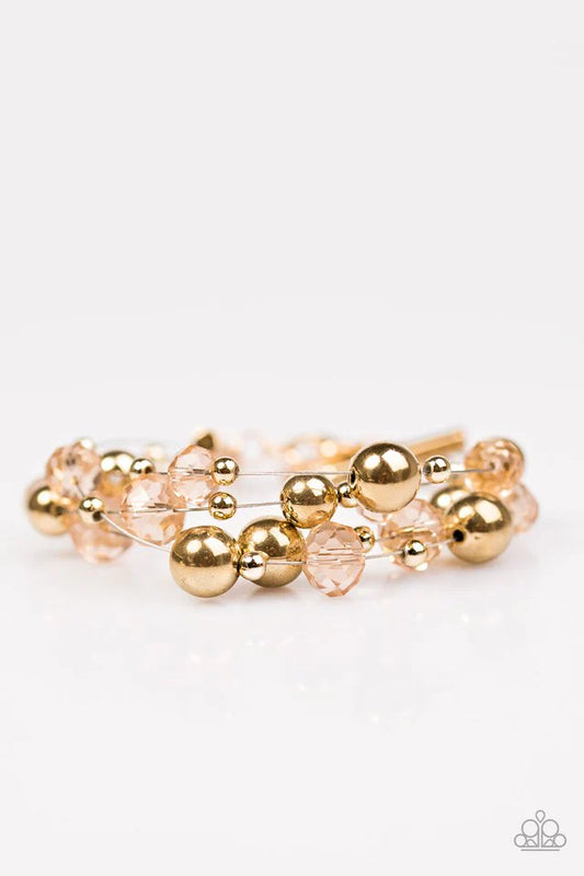 Paparazzi Bracelet ~ Sunset Beach - Gold