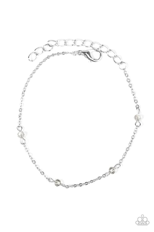 Paparazzi Bracelet ~ A Pinch Of Sparkle - Silver