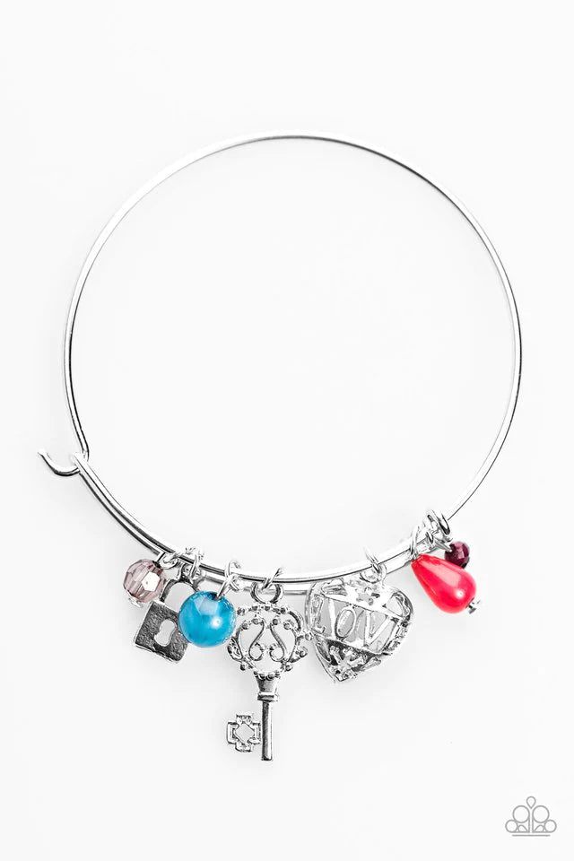 Paparazzi Bracelet ~ Locked On - Multi