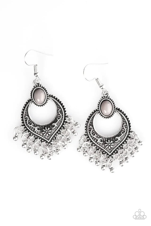 Paparazzi Earring ~ Wild Wanderings - Silver