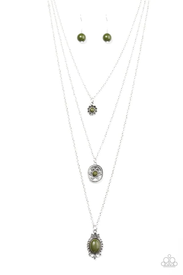 Collar Paparazzi ~ Solsticio del Sur - Verde