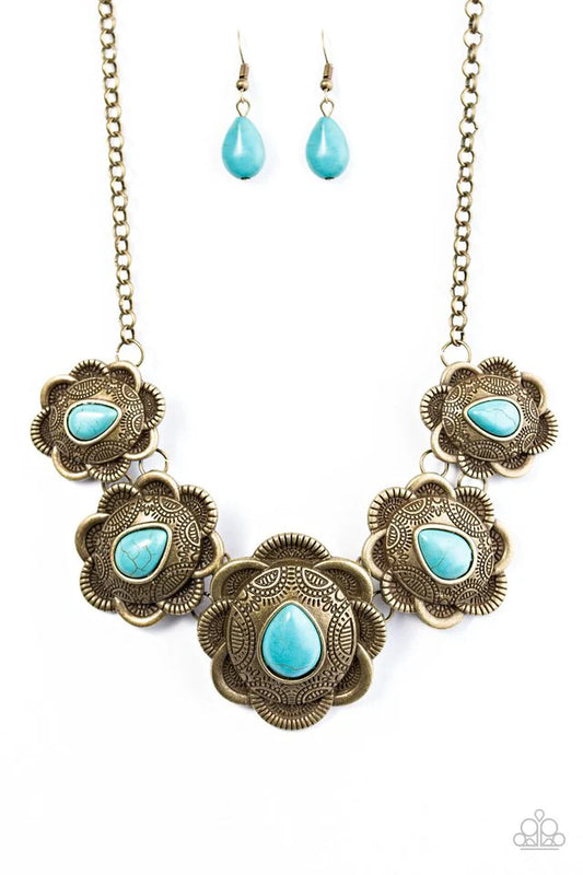 Paparazzi Necklace ~ Too Many Chiefs - Brass