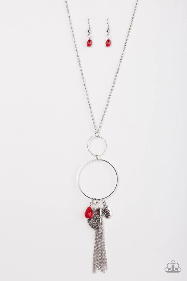 Paparazzi Necklace ~ My Once Upon A Time - Red