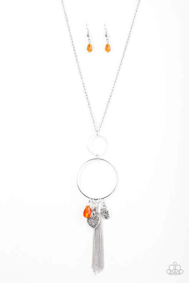 Paparazzi Necklace ~ My Once Upon A Time - Orange