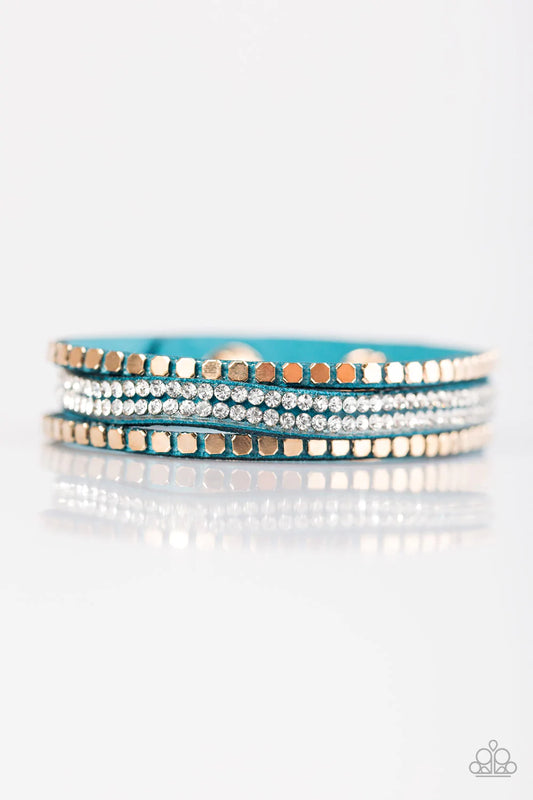 Pulsera Paparazzi ~ Bomb Squad - Azul