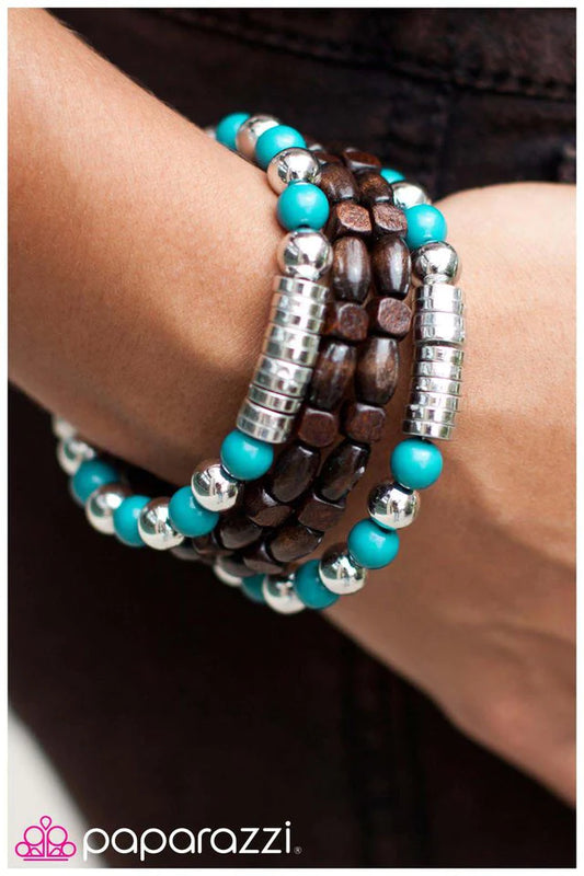 Paparazzi Bracelet ~ All in the Wrist - Blue