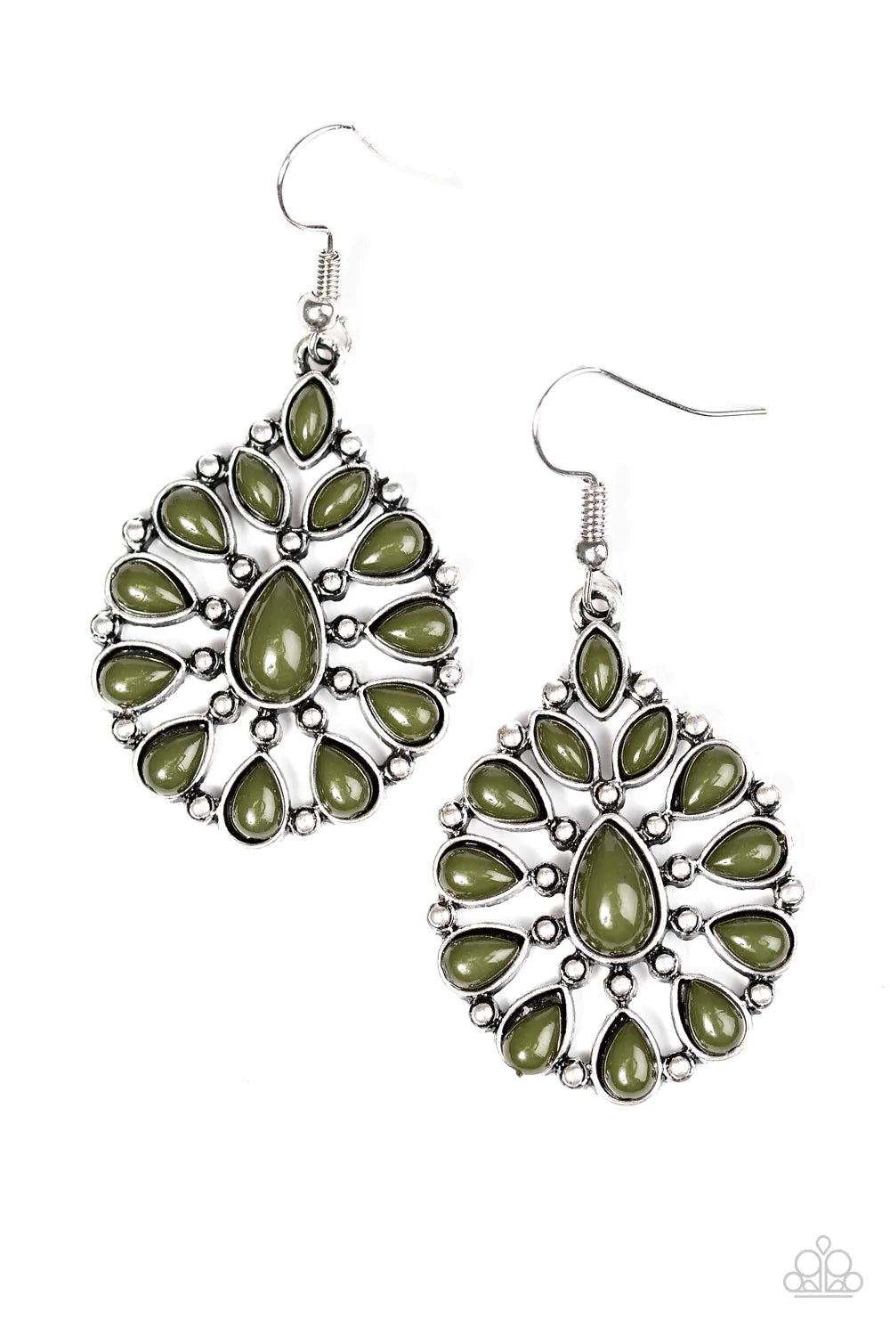 Paparazzi Earring ~ Wild Is My Favorite Color - Green