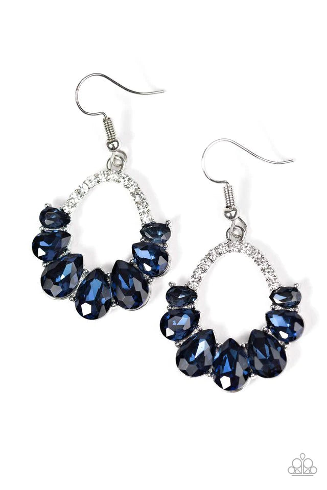 Paparazzi Earring ~ Kissable Shimmer - Blue