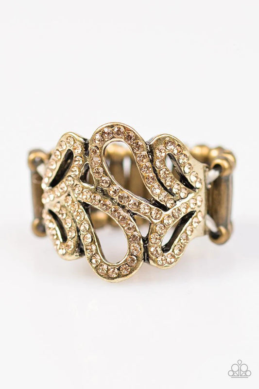 Paparazzi Ring ~ Dress It Up - Brass