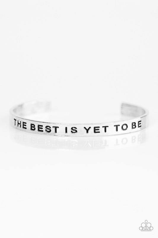 Paparazzi Bracelet ~ The Best Is Yet To Be - Silver