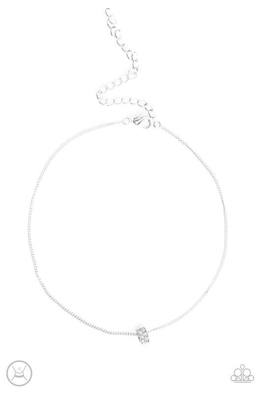 Paparazzi Necklace ~ Work Hard, SLAY Hard - White