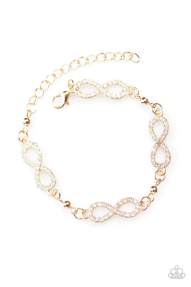 Paparazzi Bracelet ~ Time and Time Again - Gold