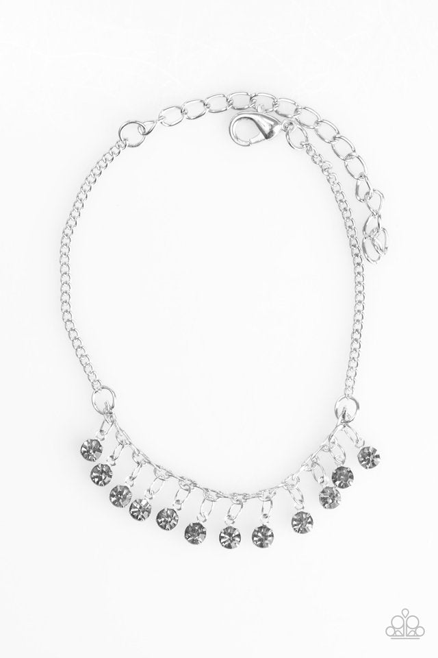 Pulsera Paparazzi ~ Sonata Starlight - Plata