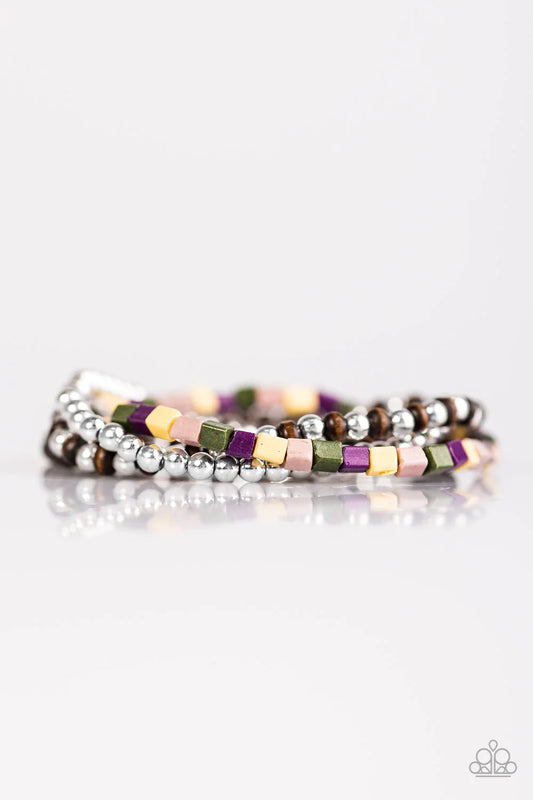 Pulsera Paparazzi ~ Land Cruiser - Multicolor