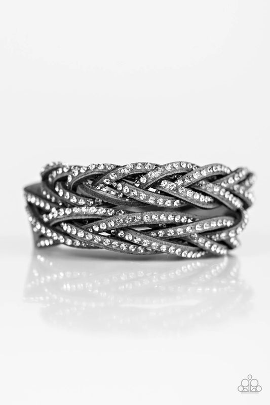 Paparazzi Bracelet ~ Musing Maverick - Silver